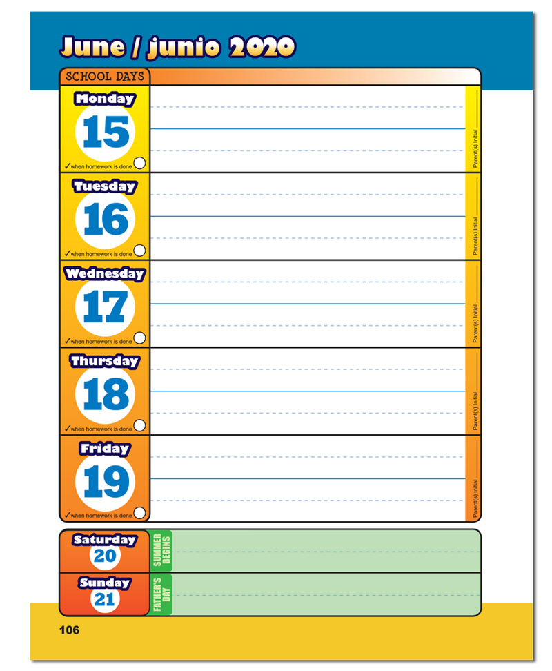 Standard Primary School Planner